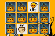 Kids Memory Game: Halloween Logo