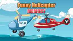 Funny Helicopter Memory Logo
