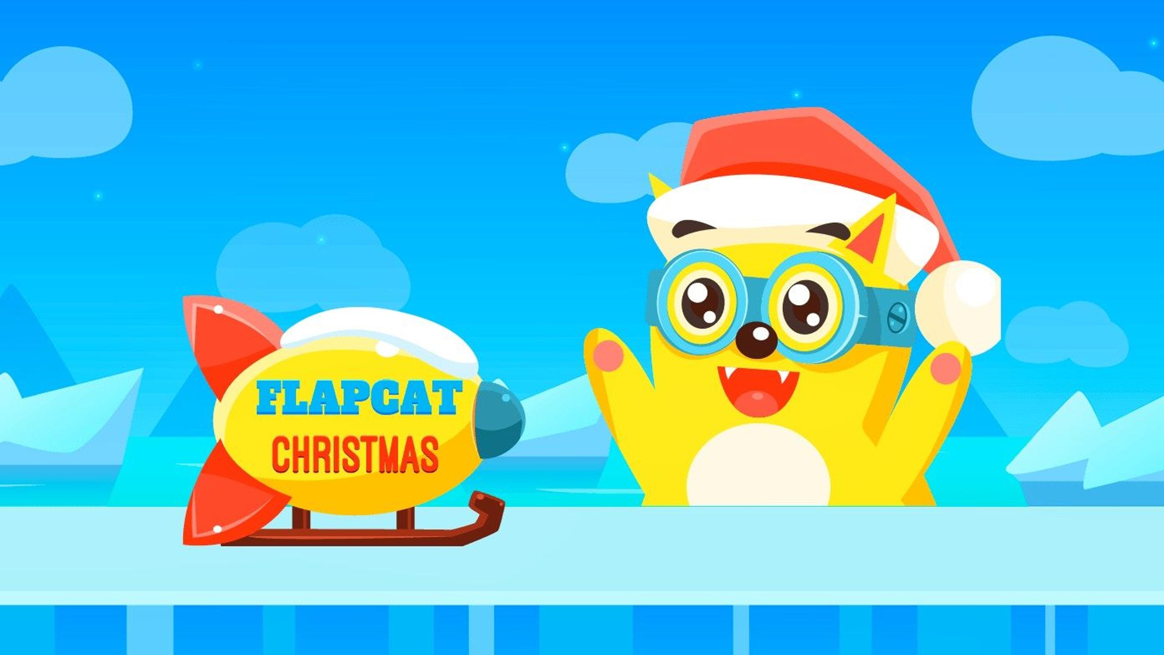 FlapCat Christmas Logo