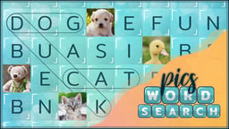 Word Search Pictures Logo