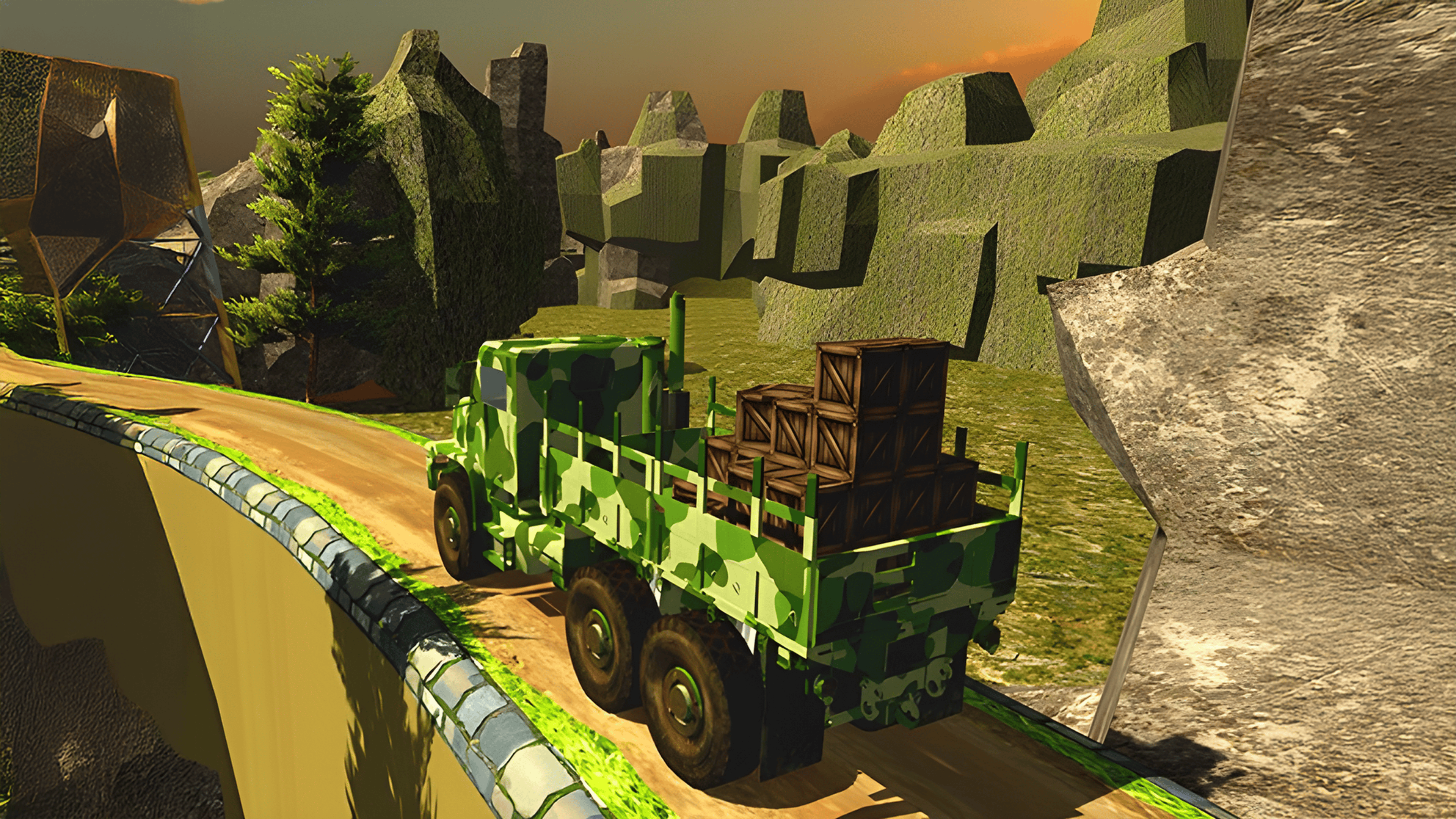 Army Truck Transport Logo