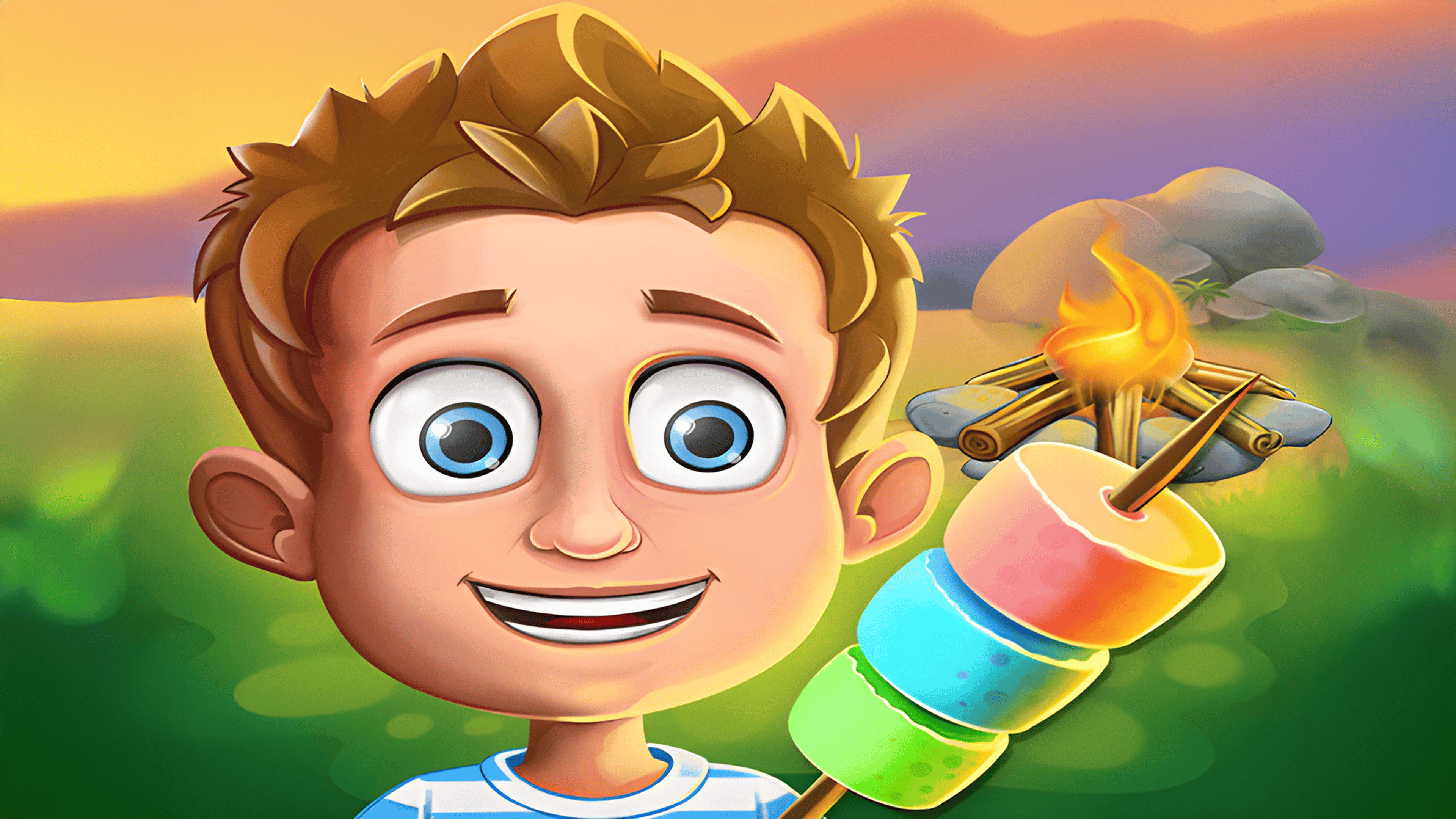 Camping Adventure: Family Road Trip Logo