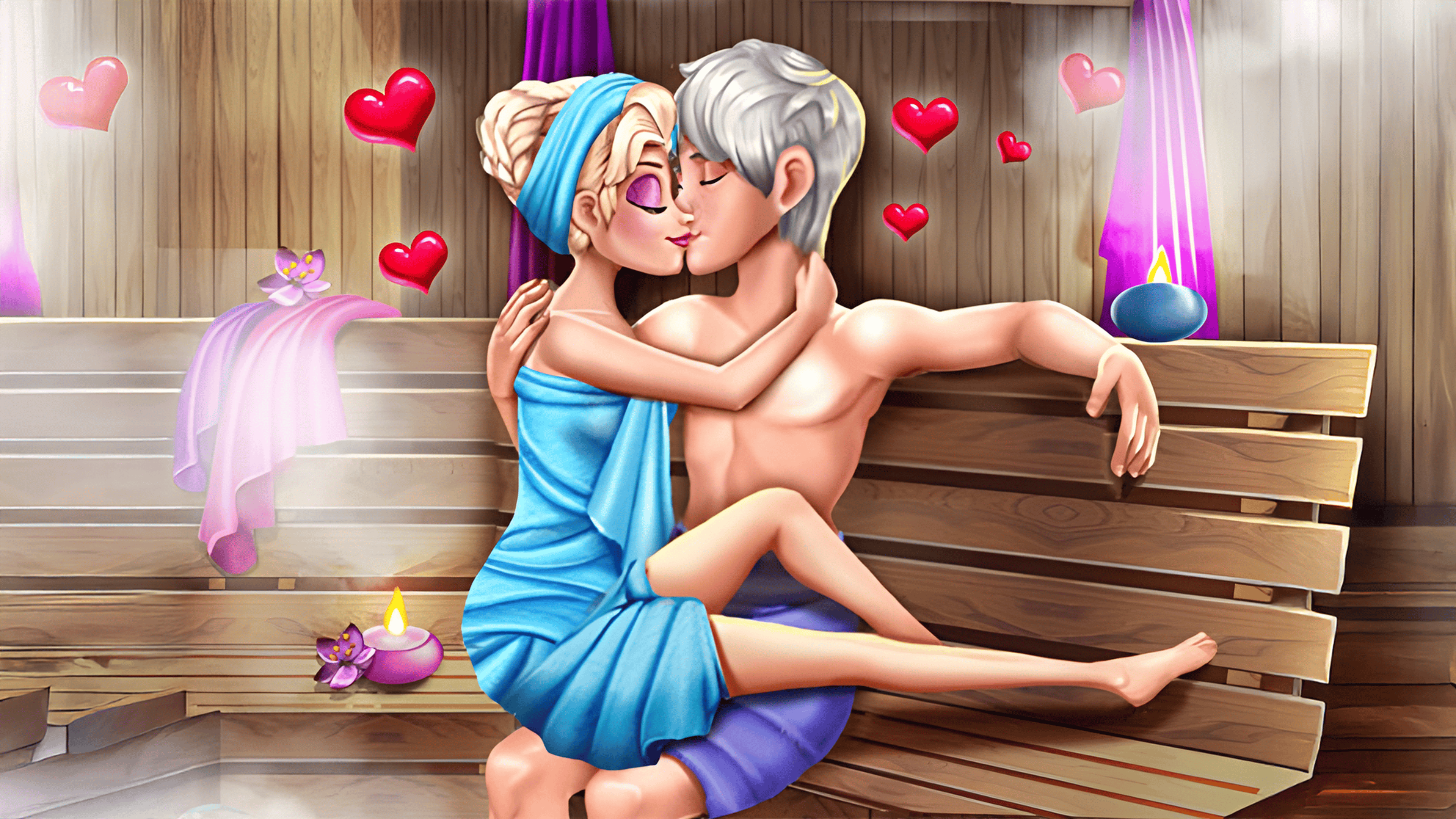 Ice Queen Sauna Flirting Logo