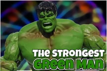 The Strongest Green Man Logo