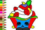 BTS Cake Coloring Book Logo