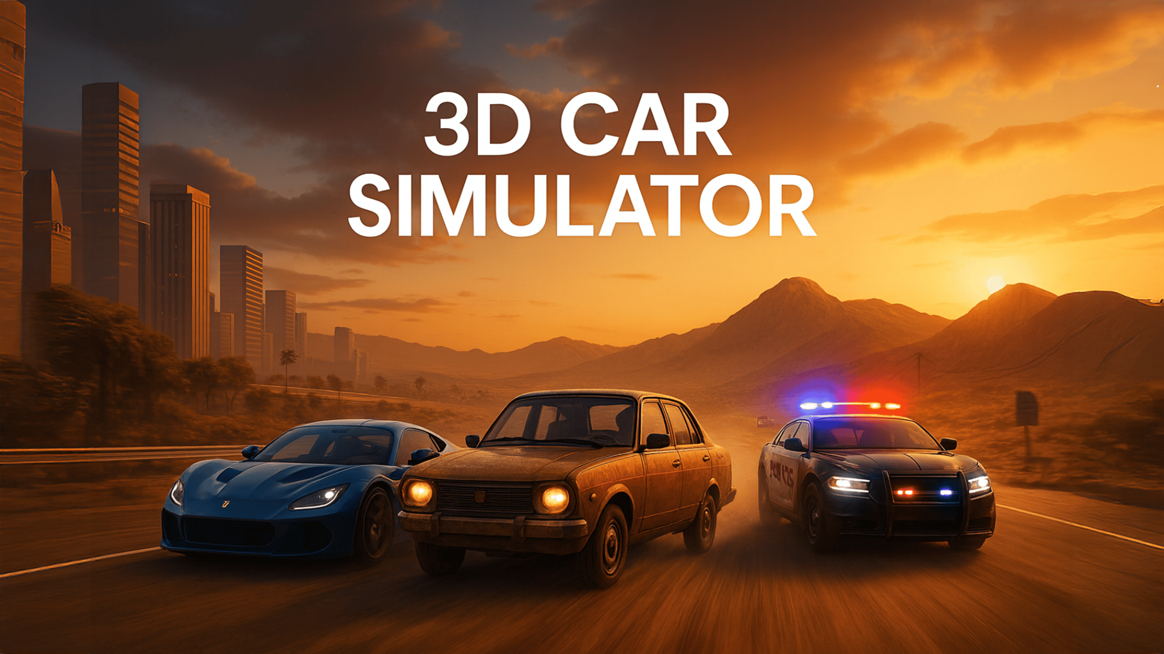 3D Car Simulator Logo