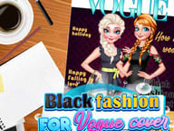 Black Fashion For Vogue Cover Logo