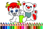 BTS Baby Doll Coloring Logo