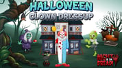 Halloween Clown Dressup Logo