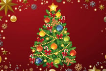 Hyper Merry Christmas Party Logo