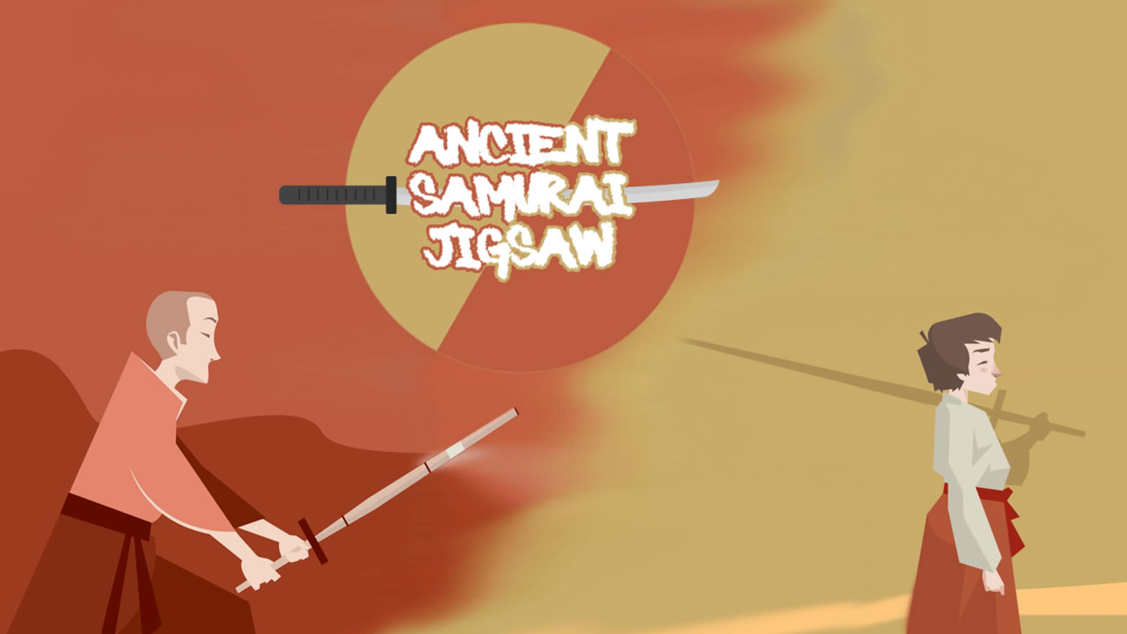 Ancient Samurai Jigsaw Logo