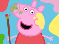 Cute Pigs Paint Box Logo
