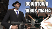 Downtown 1930s Mafia Logo