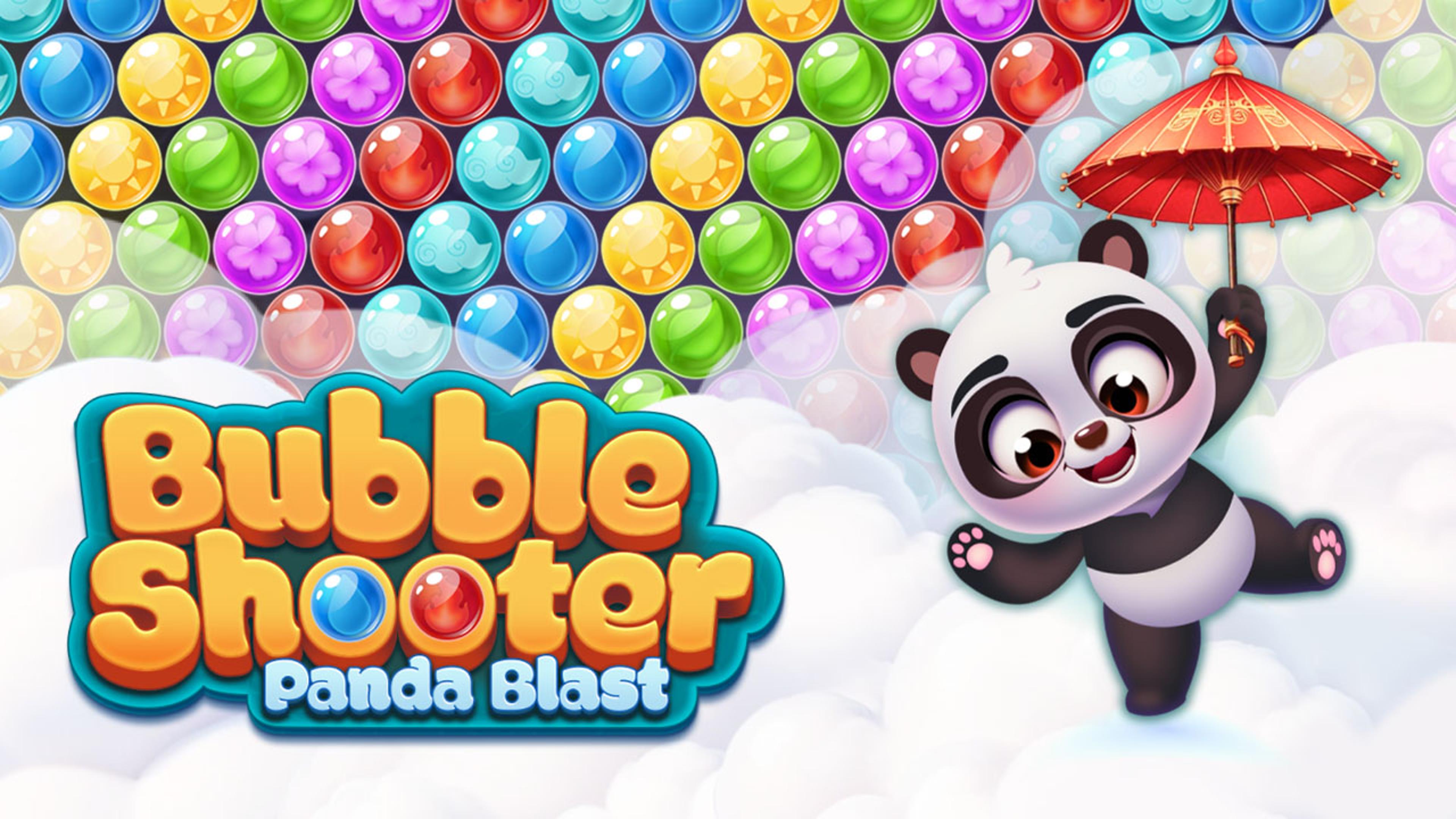 Bubble Shooter Panda Blast Logo