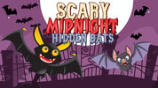 Scary Midnight Hidden Bats Logo
