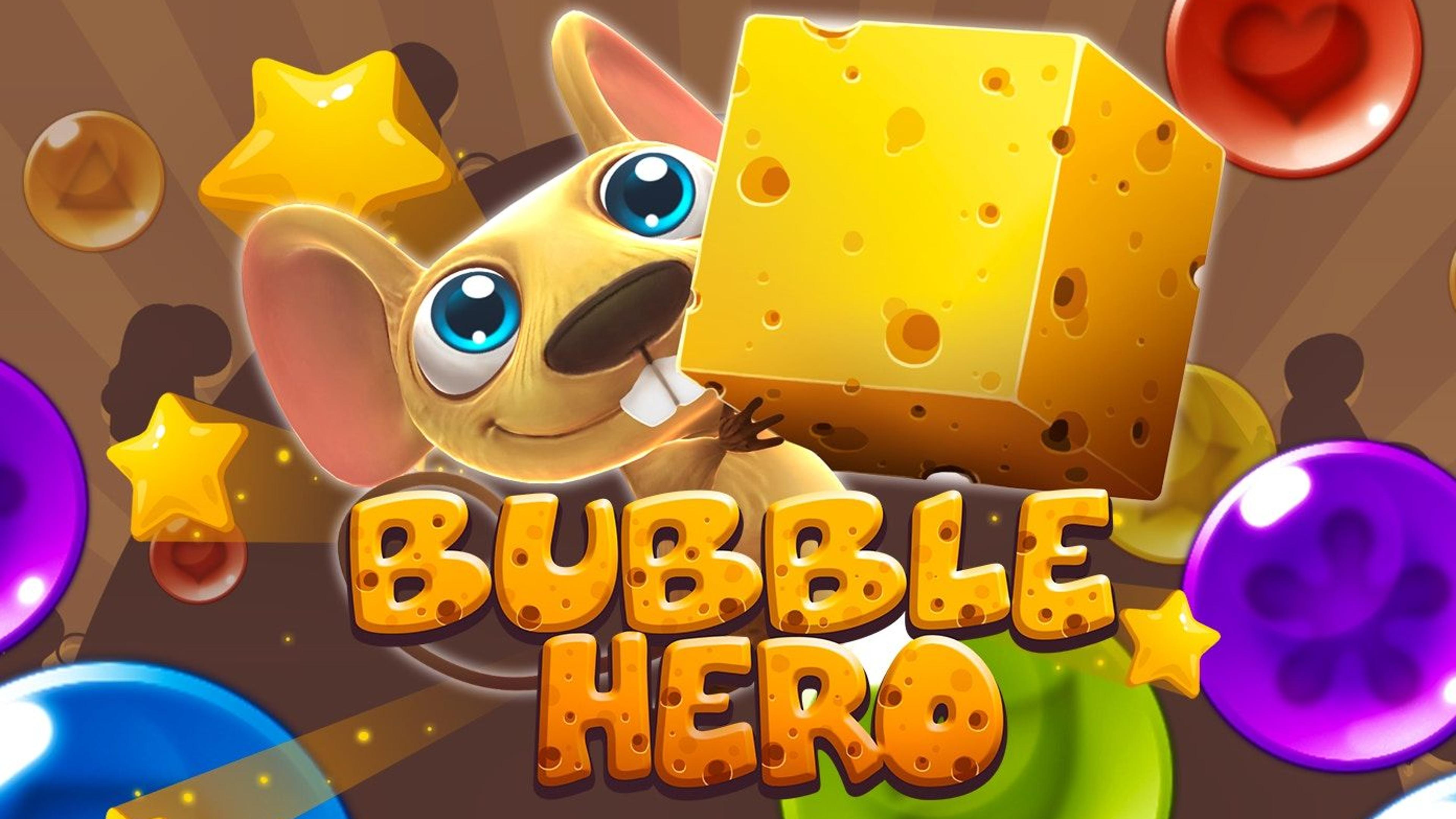 Bubble Hero 3D Logo