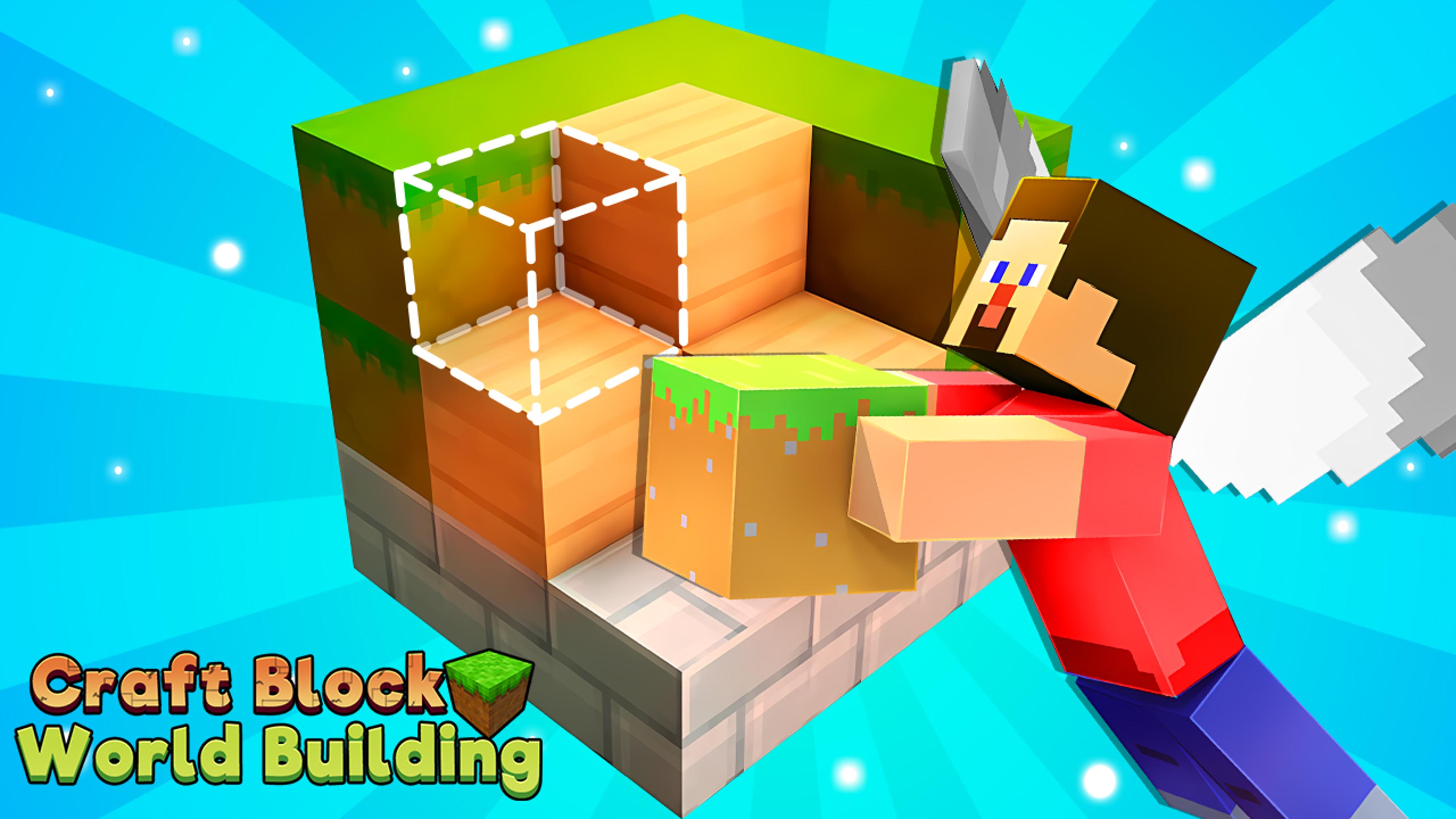 Craft Block World Building Logo