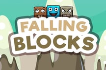 Falling Blocks Logo