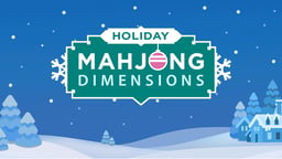 Holiday Mahjong Dimensions Logo