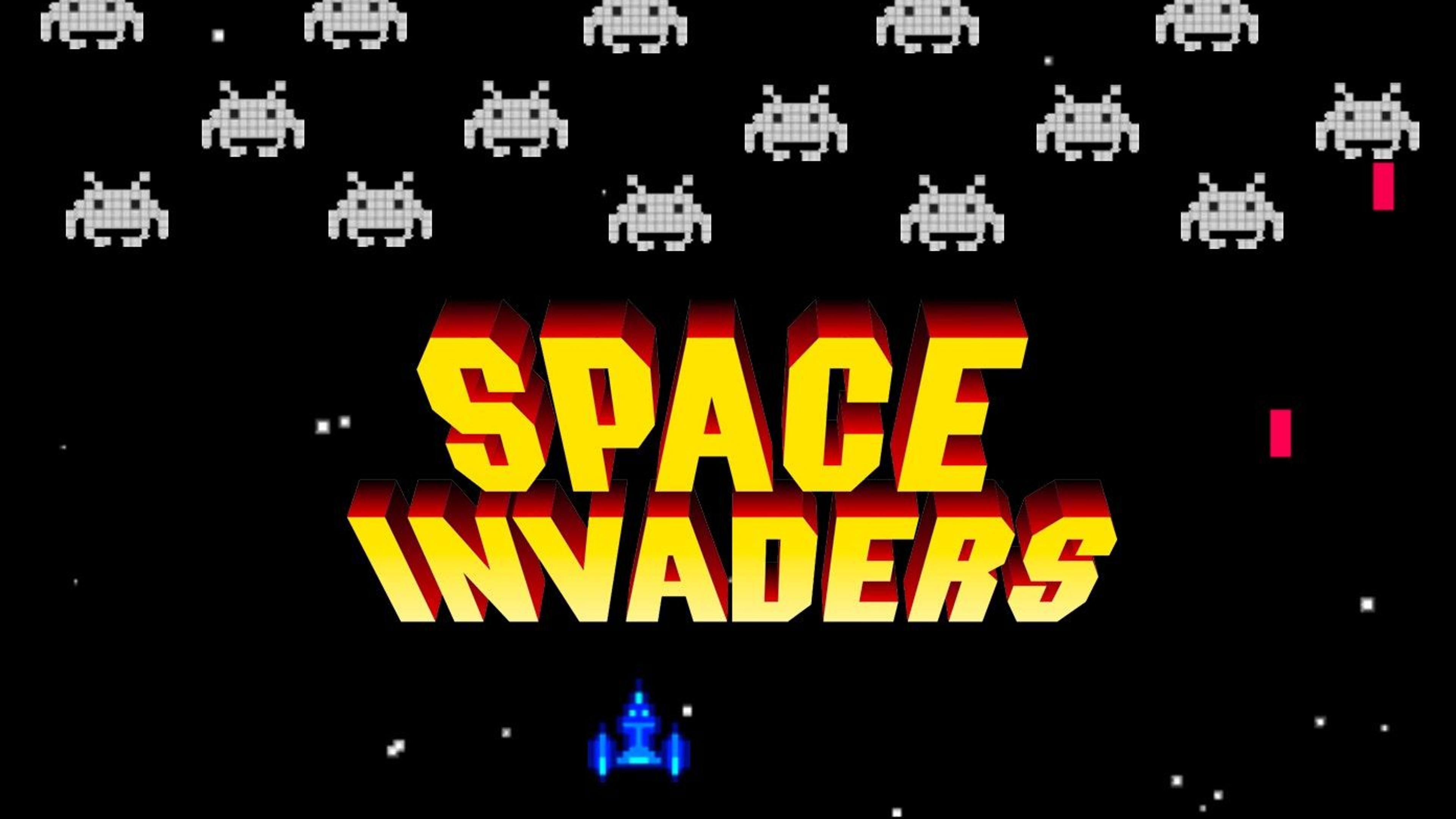 Classic Space Invader Logo