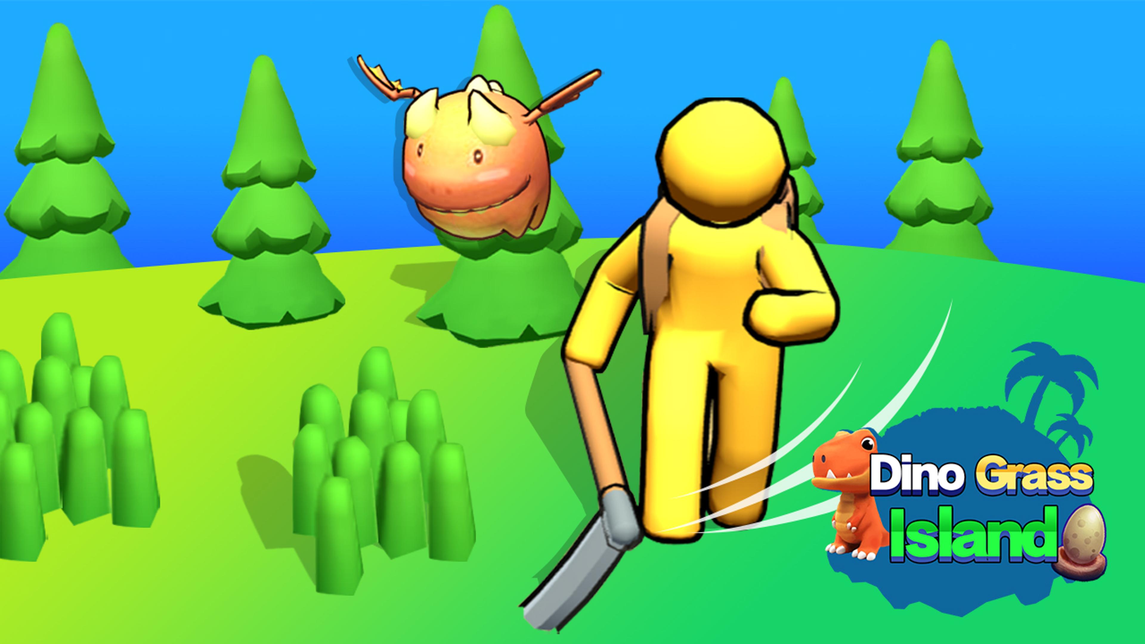 Dino Grass Island Logo