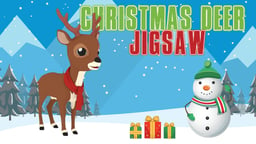 Christmas Deer Jigsaw Logo