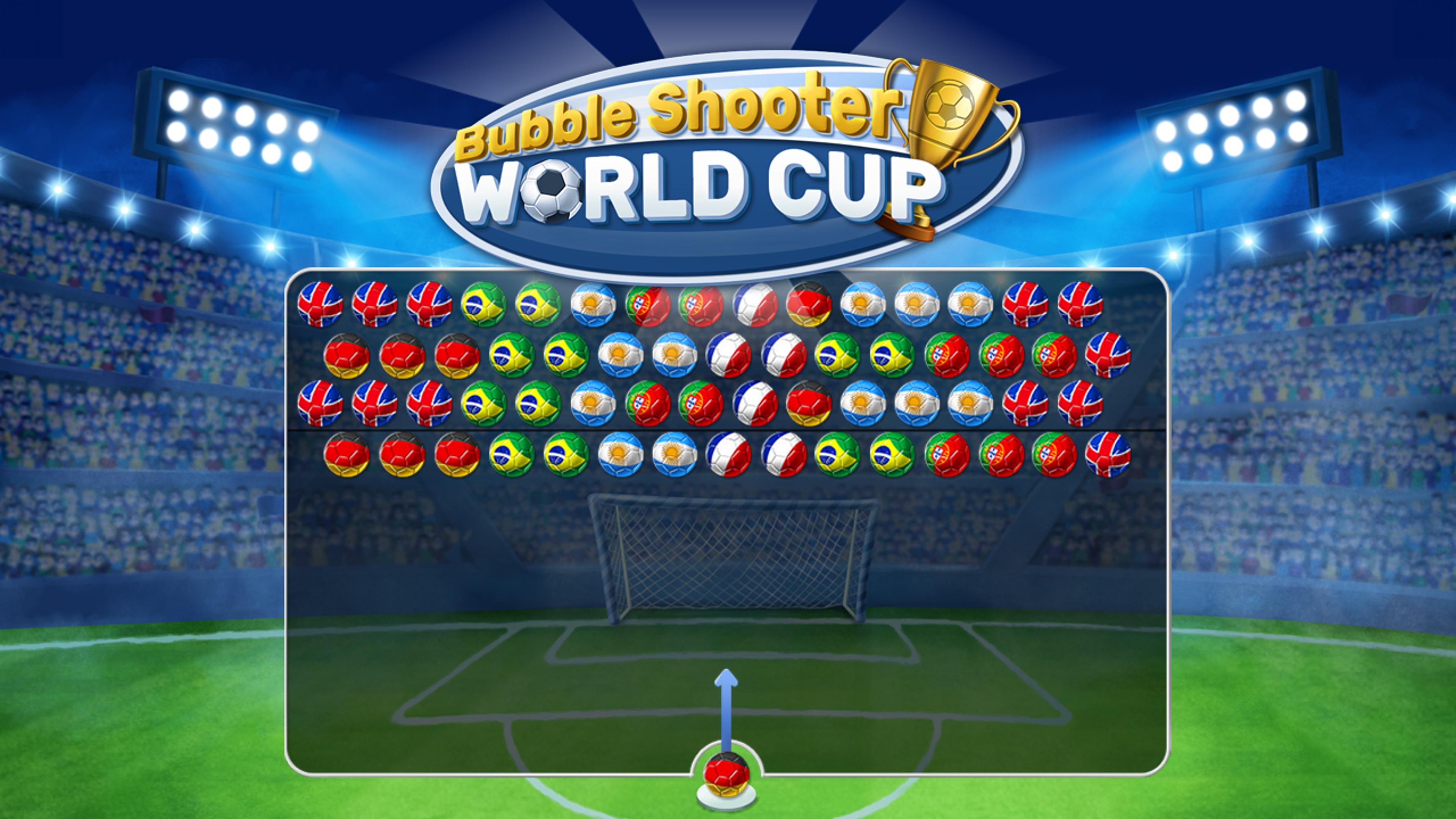 Bubble Shooter World Cup Logo