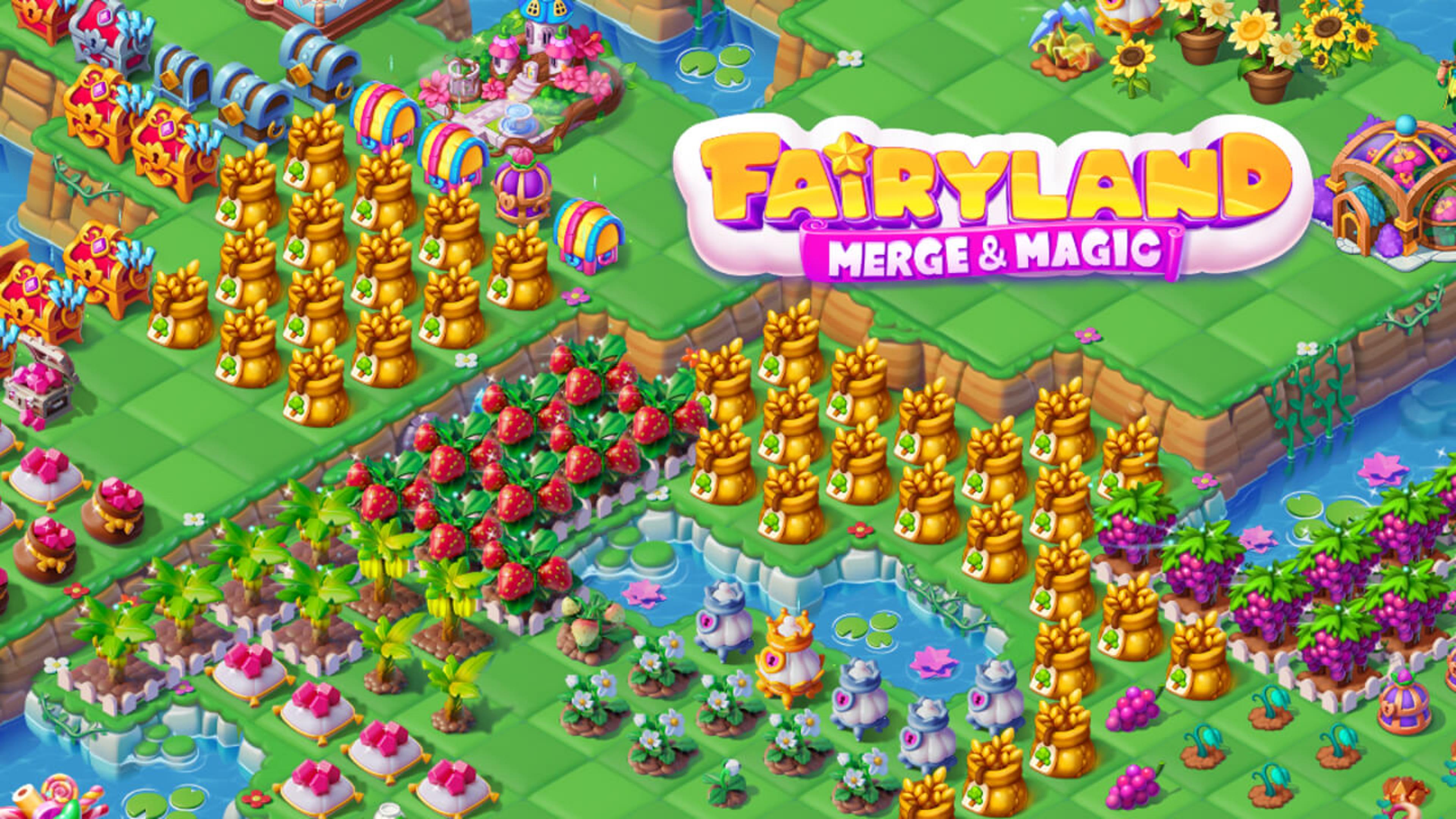 Fairyland Merge & Magic Logo