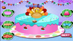 Happy Thanksgiving Cake Master Logo