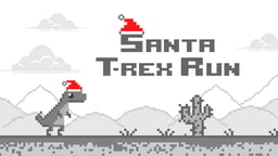 Santa T Rex Run Logo