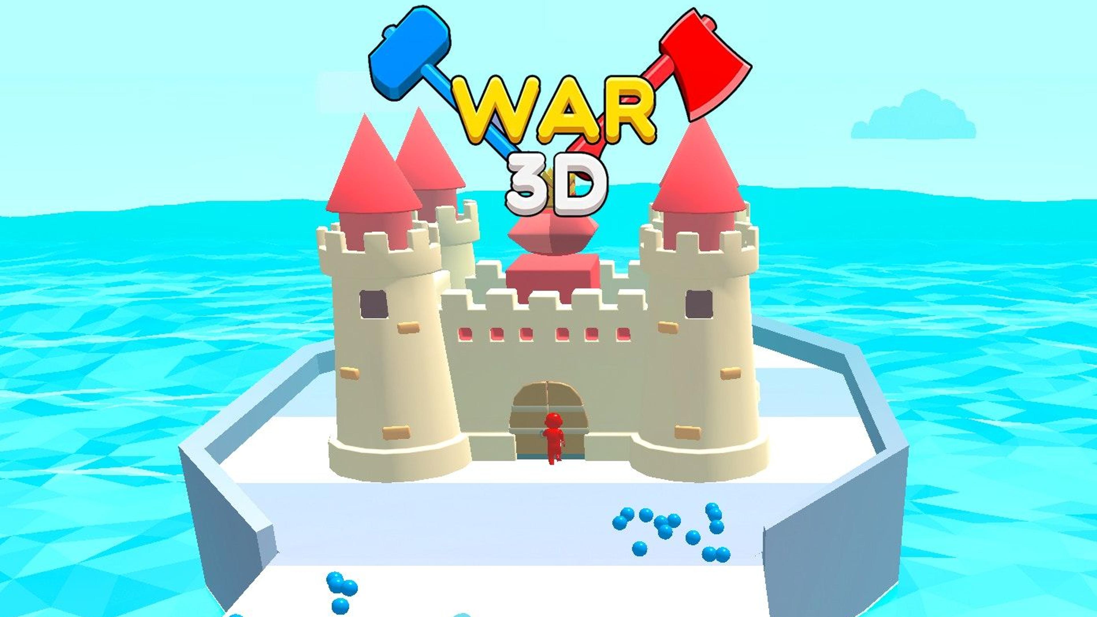 Castel War 3D Logo