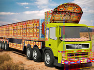 Truck Driver Cargo Game Logo