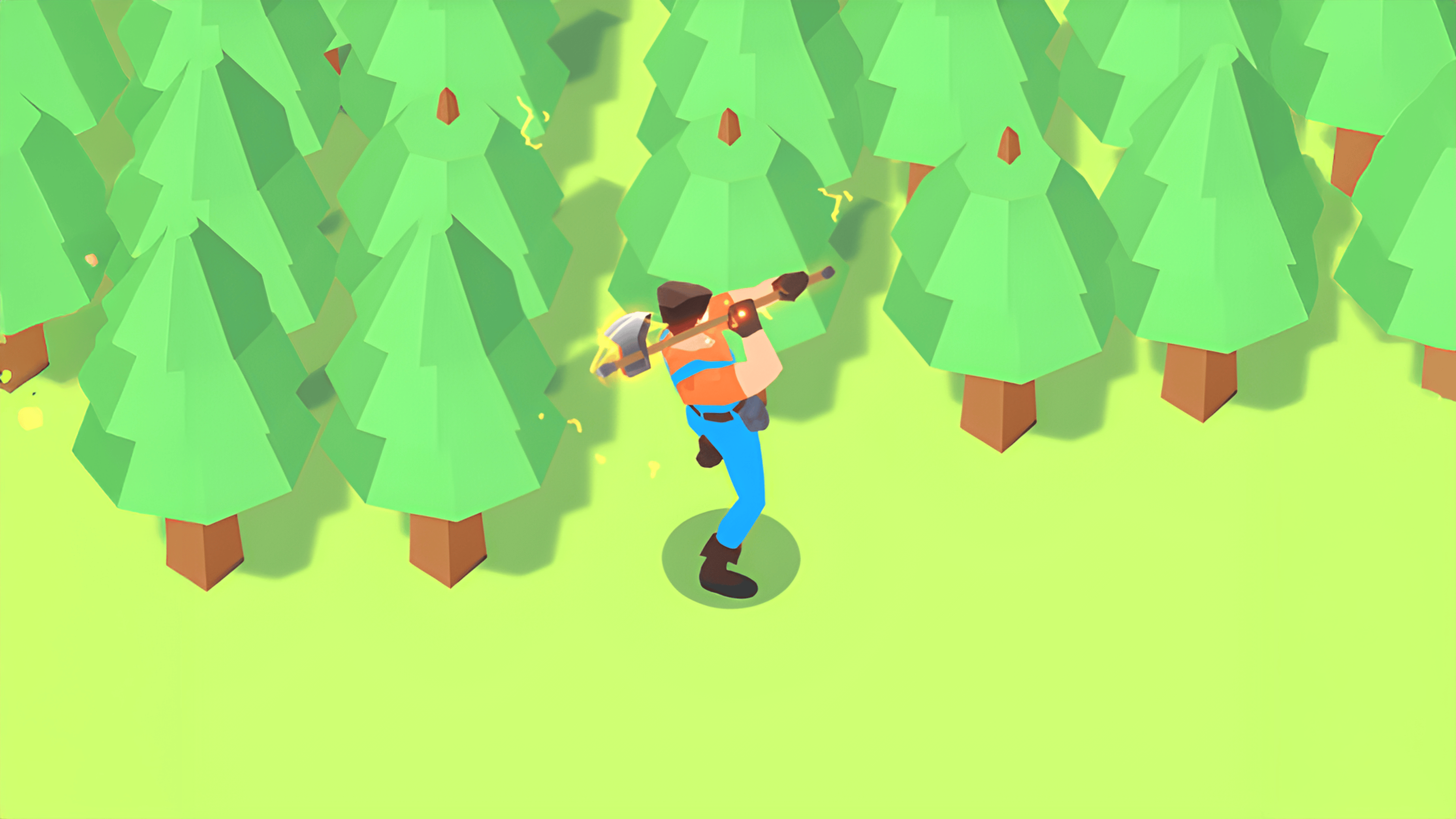 Idle Lumberjack 3D Logo