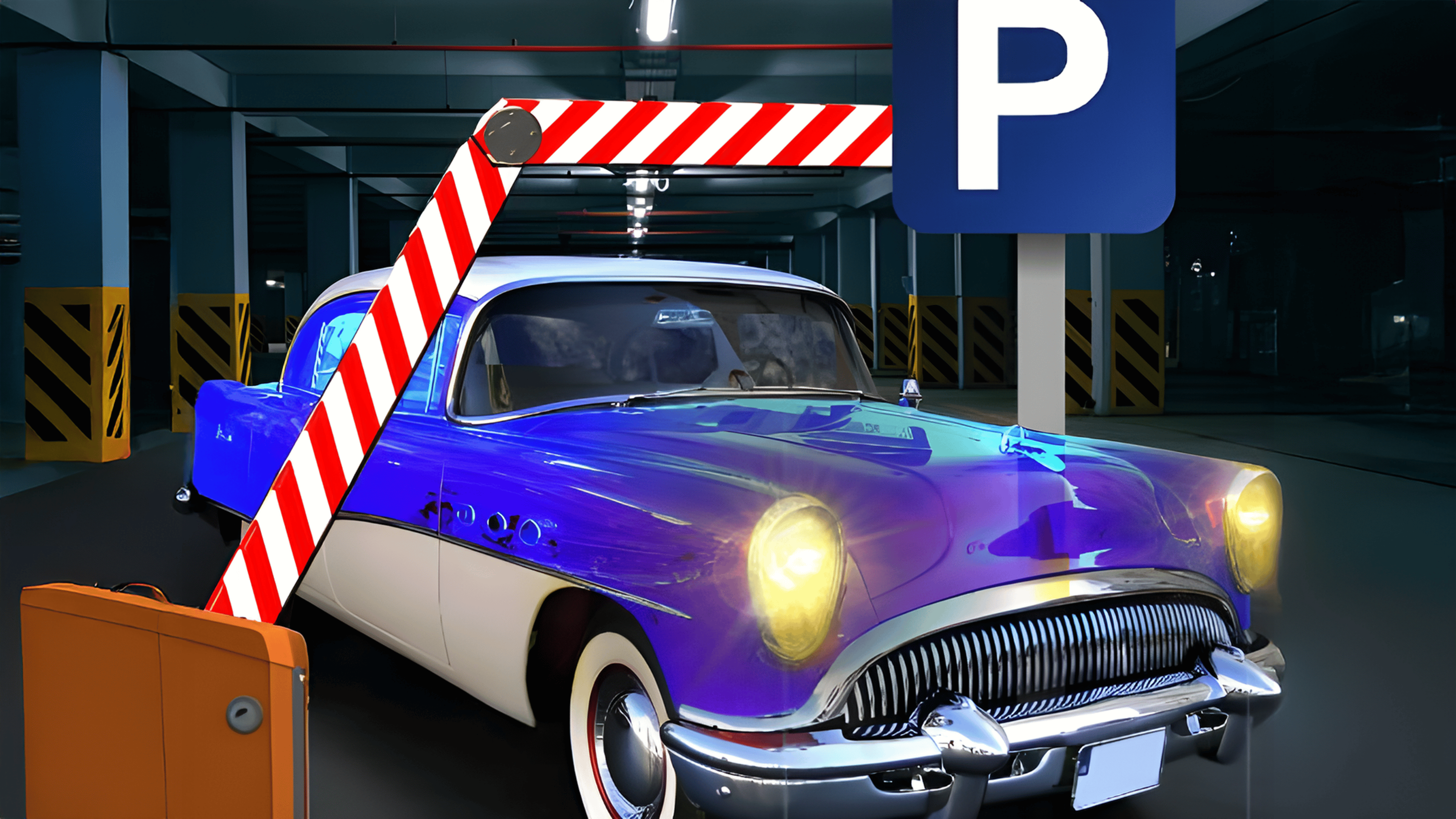 Warehouse Truck Parking Logo