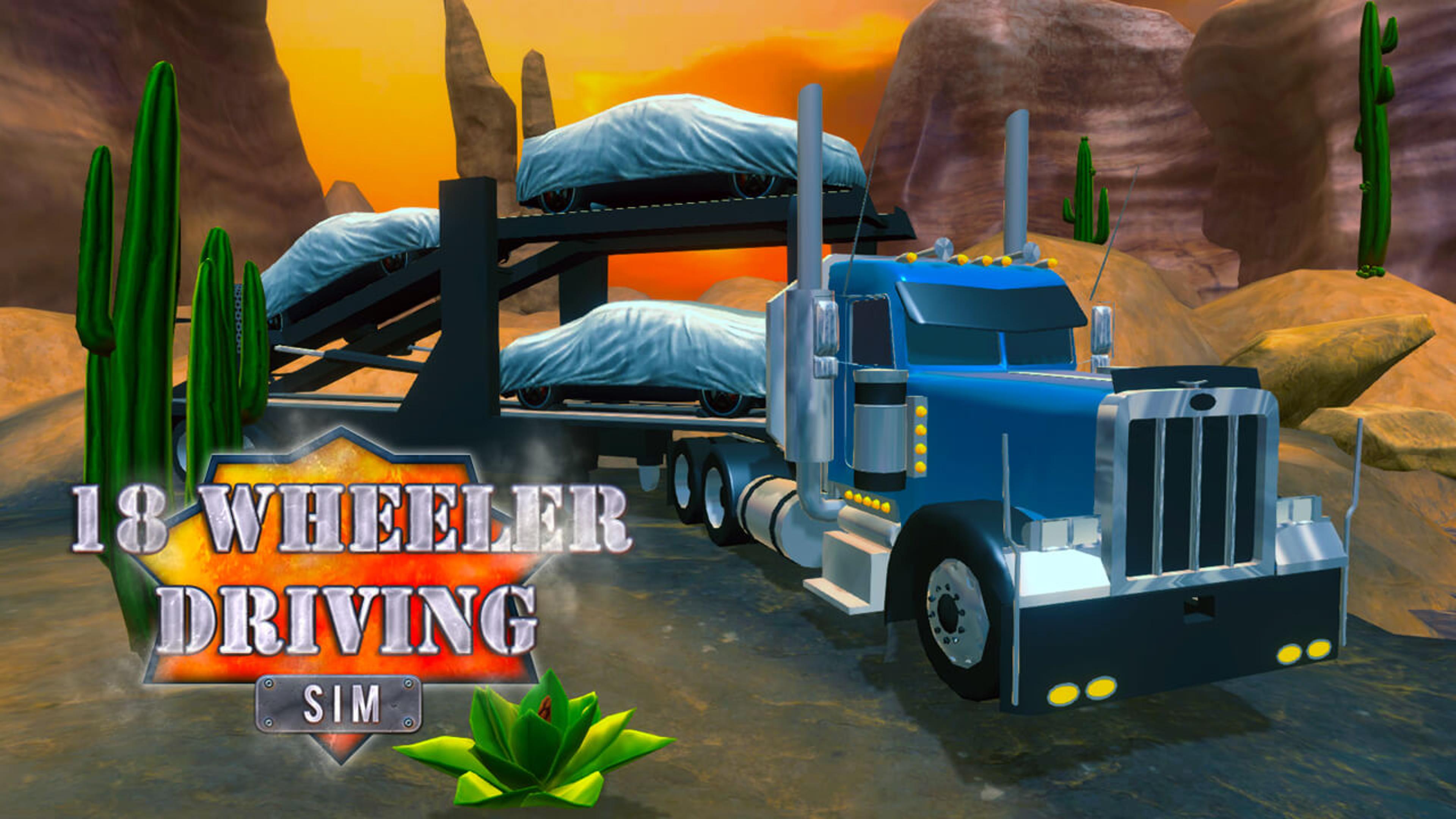18 Wheeler Driving Sim Logo