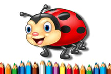 Ladybug Coloring Book Logo