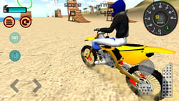 Motocross Beach Game : Bike Stunt Racing Logo