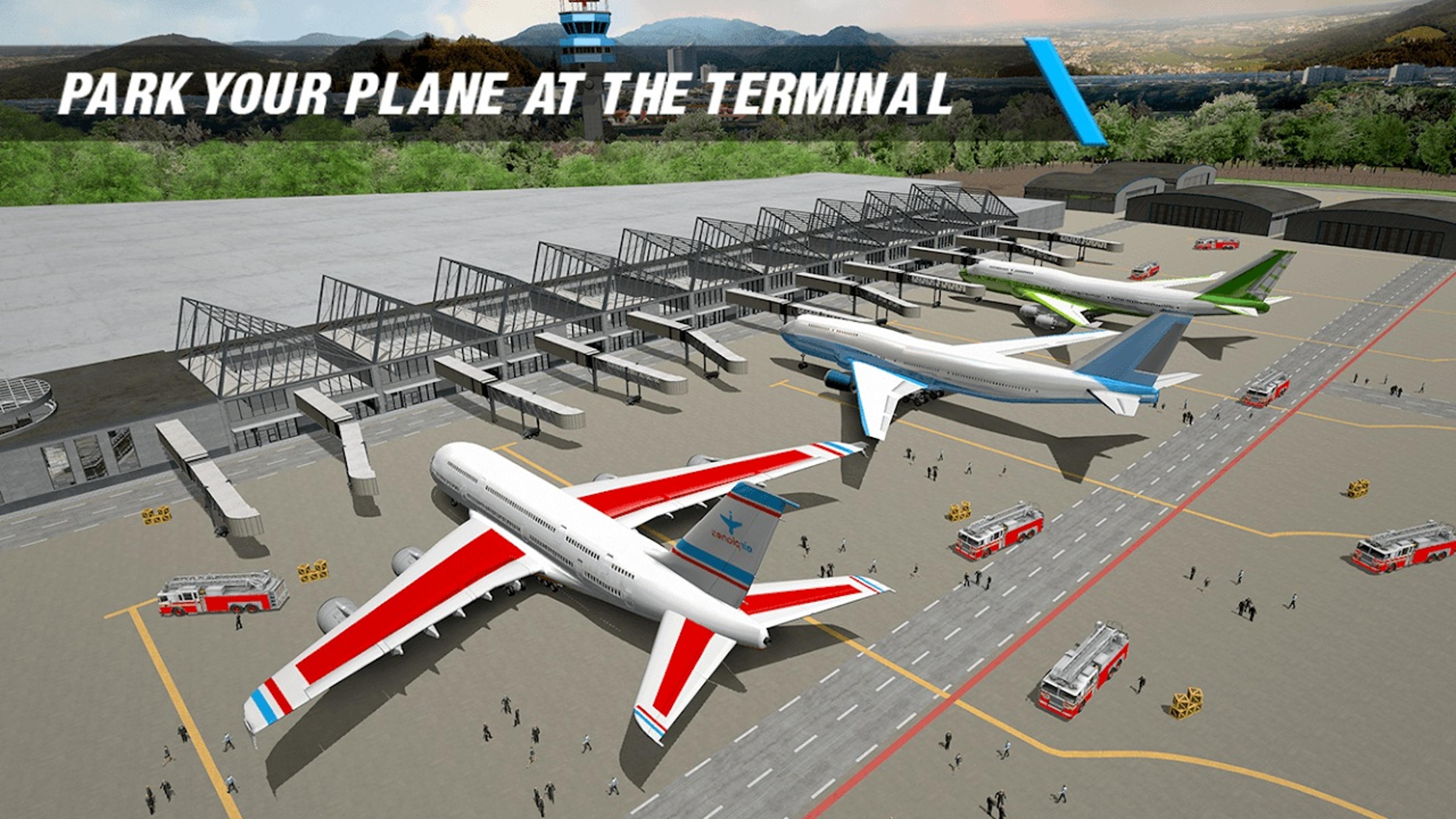 European Aero Plane Real Parking 3D 2019 Logo