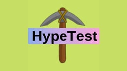 Hype Test Minecraft fan test Logo