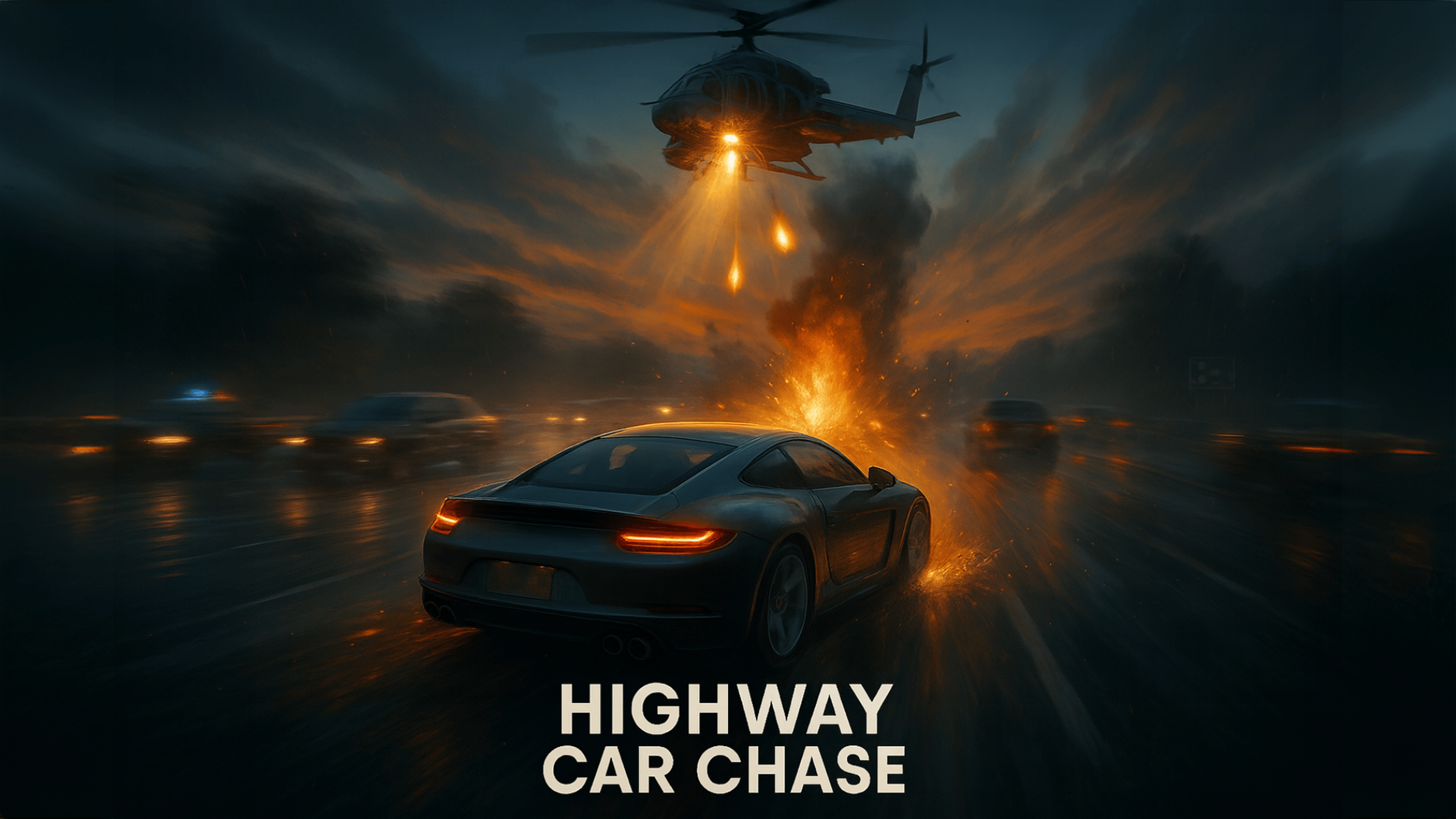 Highway Car Chase Logo