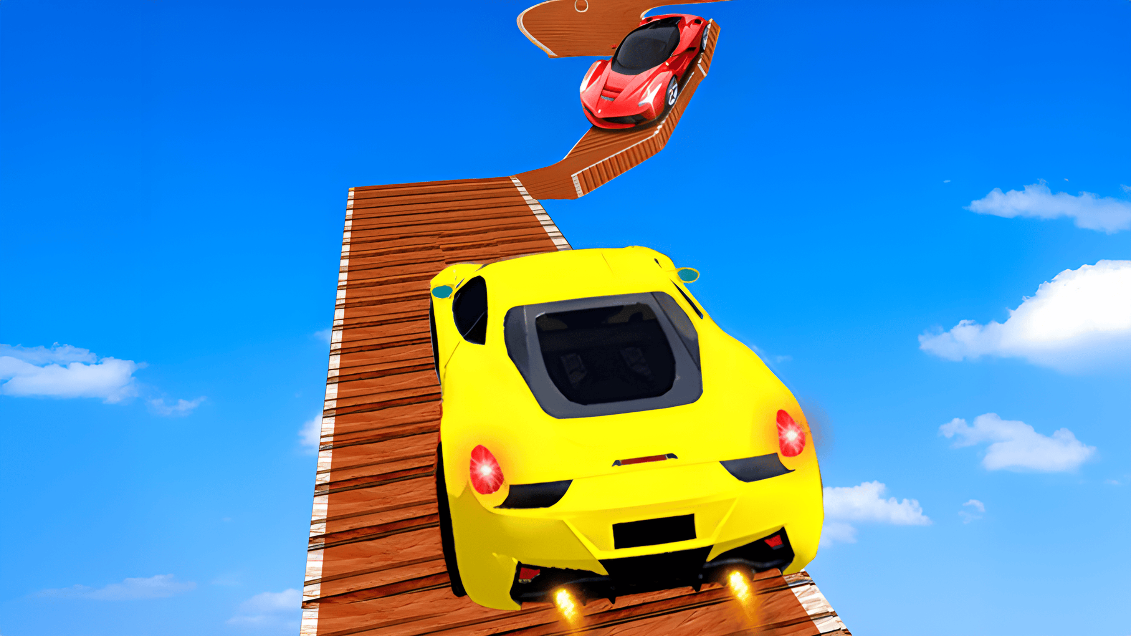Tricky Impossible Tracks Car Stunt Racing Logo