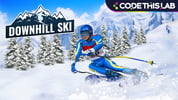 Downhill Ski Logo