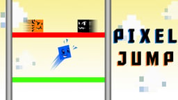 Pixel Jump Logo