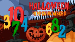 Halloween Hidden Numbers Logo