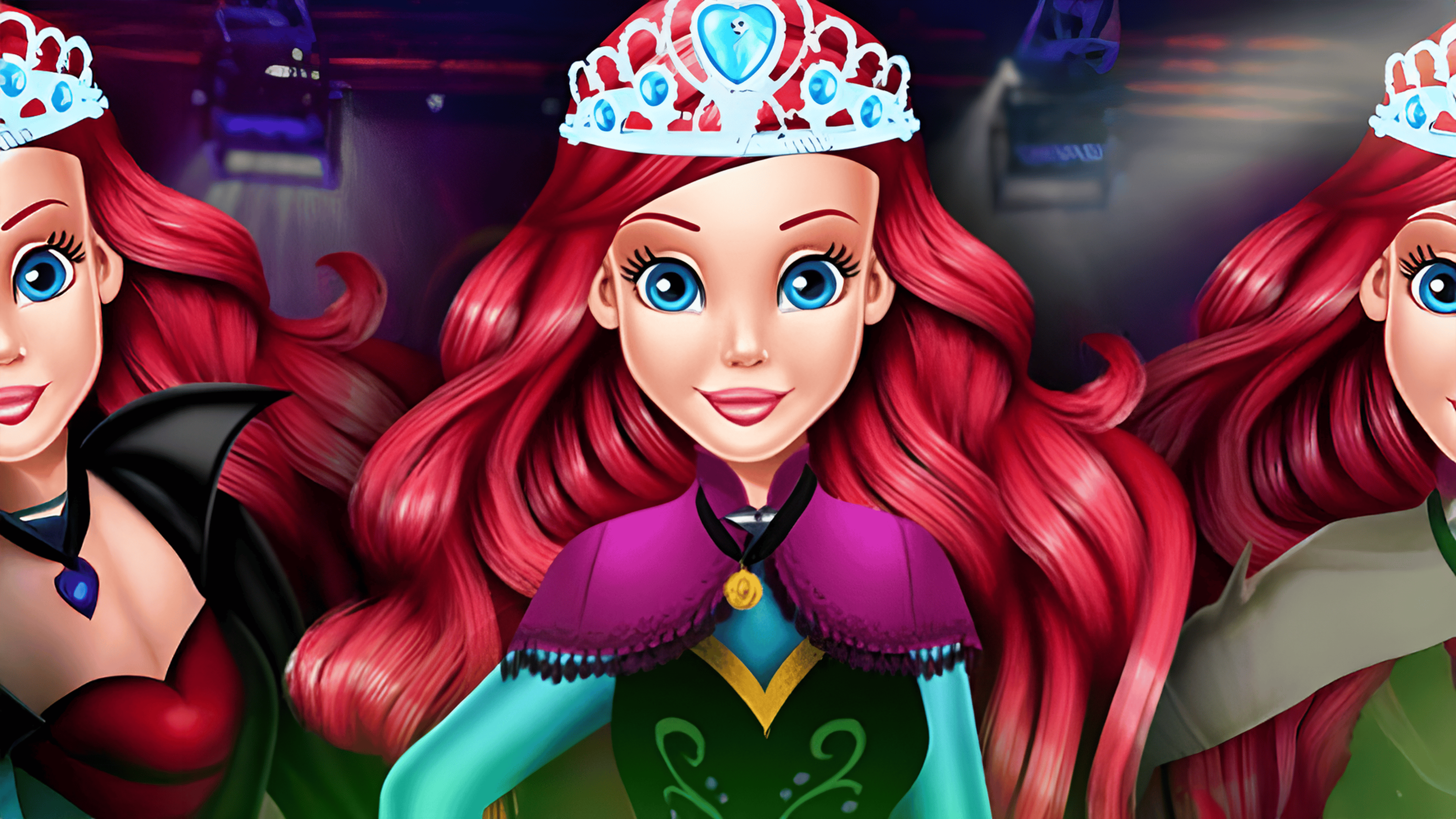 Mermaid Halloween Parties Logo