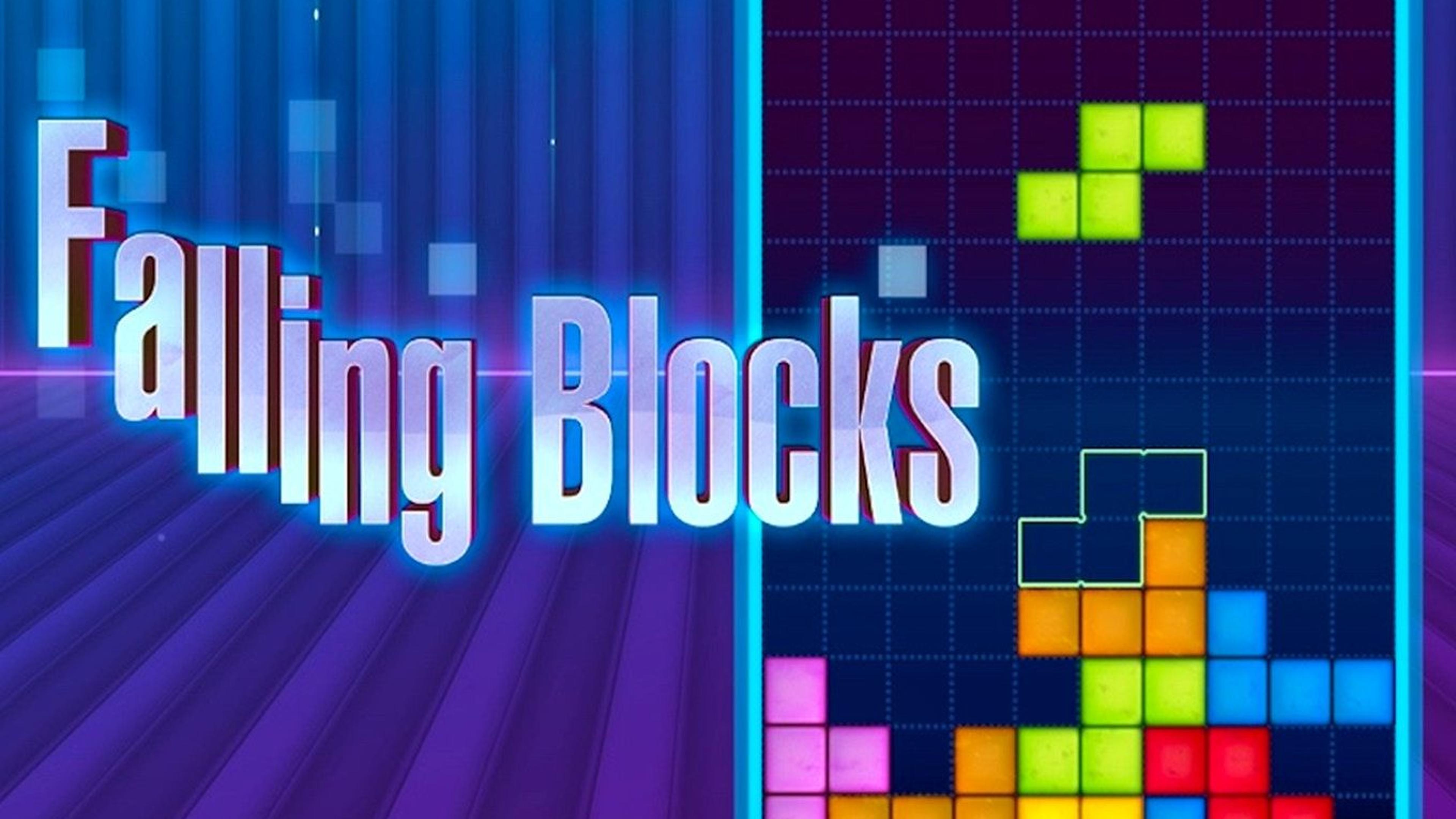 Falling Blocks - the TETRIS game Logo