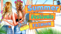 Summer Festivals Fashion Logo