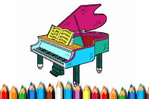 BTS Piano Coloring Book Logo