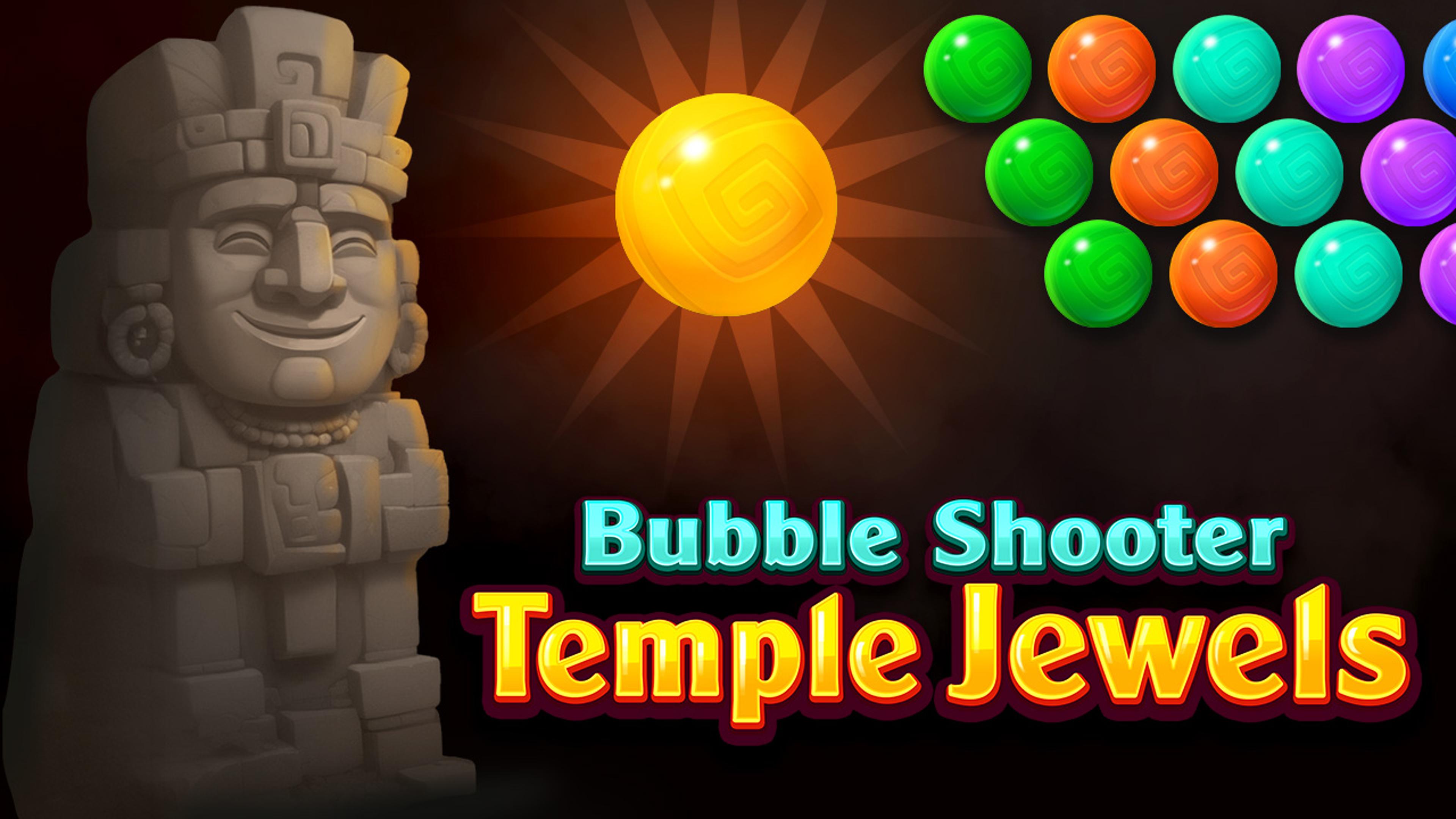 Bubble Shooter Temple Jewels Logo