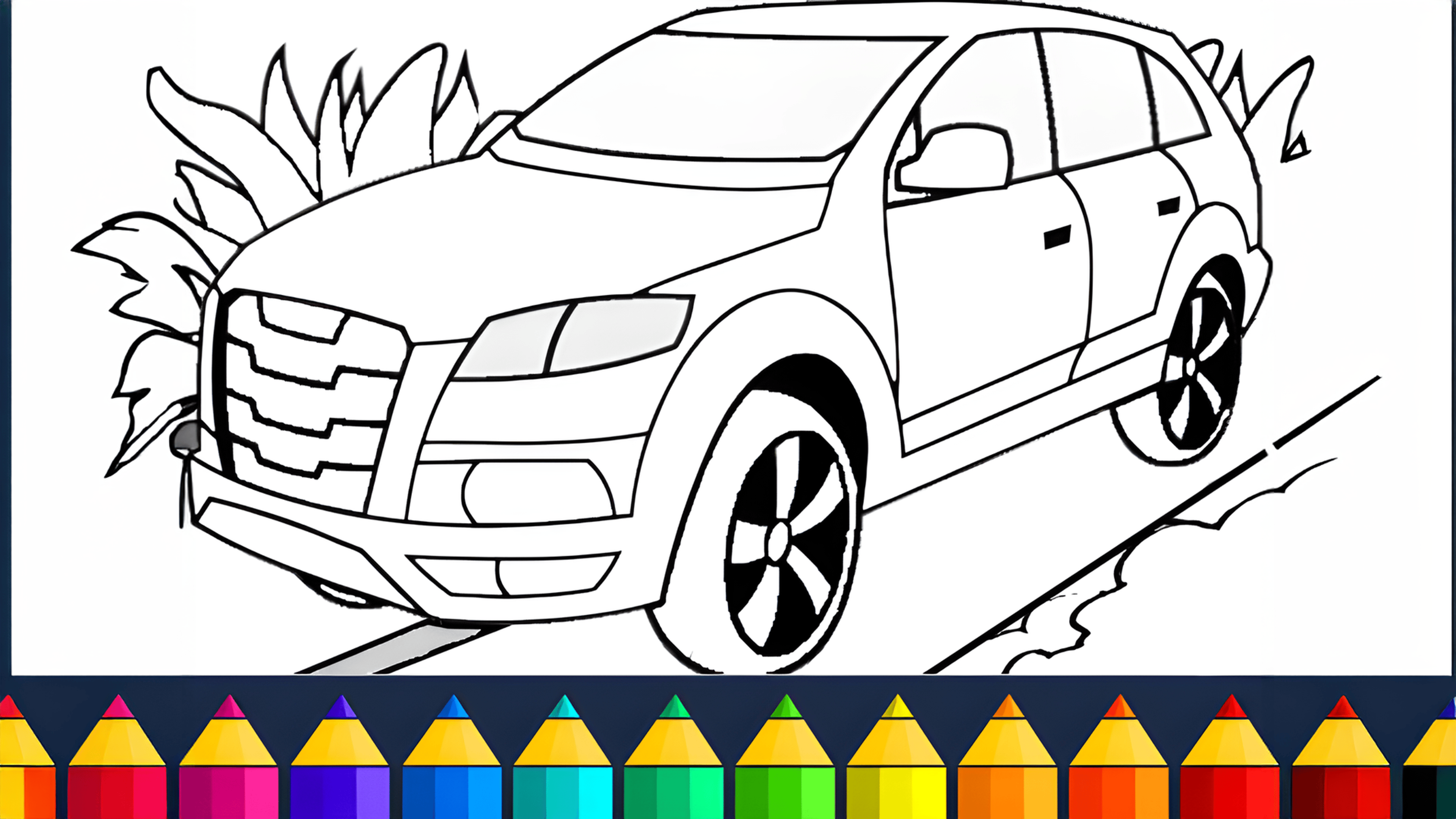 Cars Coloring Game Logo
